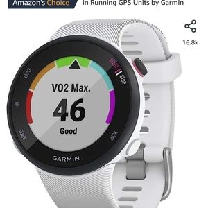 White Garmin Forerunner 45 GPS Watch